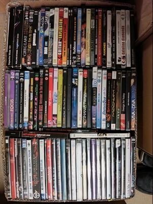 Lot 79 - LARGE MUSIC DVD COLLECTION.