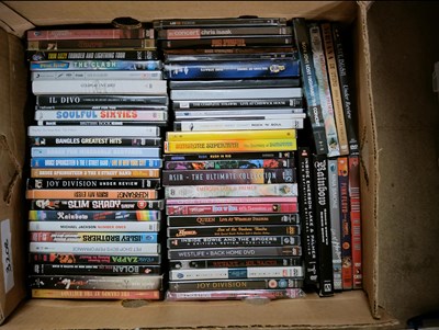 Lot 79 - LARGE MUSIC DVD COLLECTION.