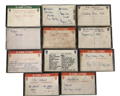 Lot 403 - HOOKY'S LIVE CASSETTE RECORDINGS OF OTHER BANDS