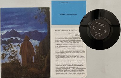 Lot 518 - JOY DIVISION - 'SORDIDE SENTIMENTAL' (COMPLETE ORIGINAL RELEASE OF ATMOSPHERE 'LICHT UND BLINDHEIT' - SS 33 002).