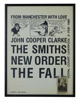 Lot 42 - NEW ORDER, THE SMITH & THE FALL 1986 POSTER