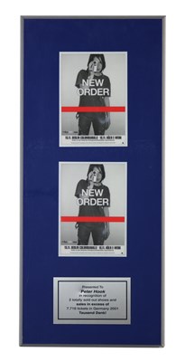 Lot 45 - NEW ORDER BERLIN GIG AWARD