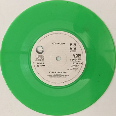 Lot 33 - JOHN LENNON - (JUST LIKE) STARTING OVER - 7" PROMOTIONAL GREEN VINYL COPY (UK - K 79186)