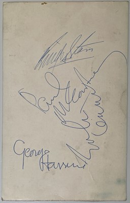Lot 351 - THE BEATLES - PROGRAMME AND SIGNED TICKET FOR 'A HARD DAY'S NIGHT' PREMIERE
