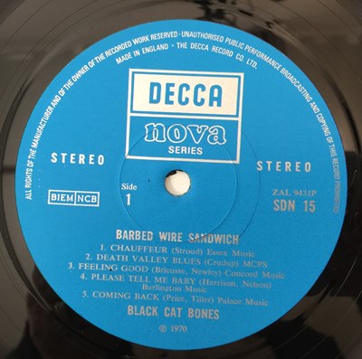 Lot 4 - BLACK CAT BONES - BARBED WIRE SANDWICH LP (ORIGINAL UK STEREO COPY - SDN 15)