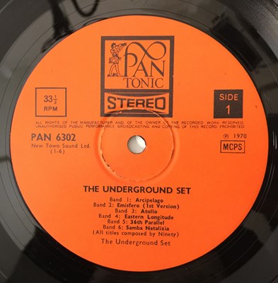 Lot 5 - THE UNDERGROUND SET - THE UNDERGROUND SET LP (UK ORIGINAL - PANTONIC - PAN 6302)