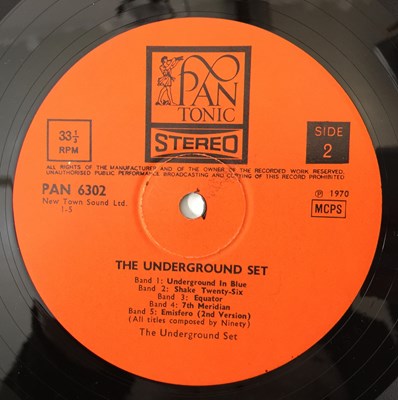 Lot 5 - THE UNDERGROUND SET - THE UNDERGROUND SET LP (UK ORIGINAL - PANTONIC - PAN 6302)