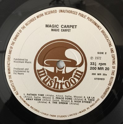 Lot 6 - MAGIC CARPET - MAGIC CARPET LP (UK ORIGINAL - MUSHROOM - 200 MR 20)