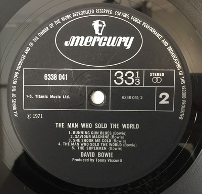 Lot 15 - DAVID BOWIE - THE MAN WHO SOLD THE WORLD LP (OG UK 'DRESS SLEEVE' COPY - 'TONNY' - MERCURY 6338 041)