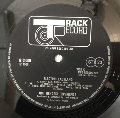 Lot 17 - JIMI HENDRIX - ELECTRIC LADYLAND LP (UK TRACK - WHITE TEXT/ TWO RECORD SET - TRACK 613 008)