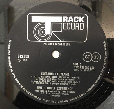 Lot 17 - JIMI HENDRIX - ELECTRIC LADYLAND LP (UK TRACK - WHITE TEXT/ TWO RECORD SET - TRACK 613 008)