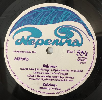 Lot 26 - DULCIMER - AND I TURNED AS I HAD TURNED AS A BOY... (UK ORIGINAL - NEPENTHA - 6437003)