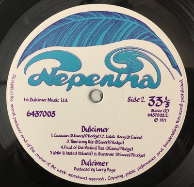 Lot 26 - DULCIMER - AND I TURNED AS I HAD TURNED AS A BOY... (UK ORIGINAL - NEPENTHA - 6437003)