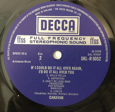 Lot 36 - CARAVAN - IF I COULD DO IT ALL OVER AGAIN, I'D DO IT ALL OVER YOU LP (UK DECCA - SKL-R 5052)
