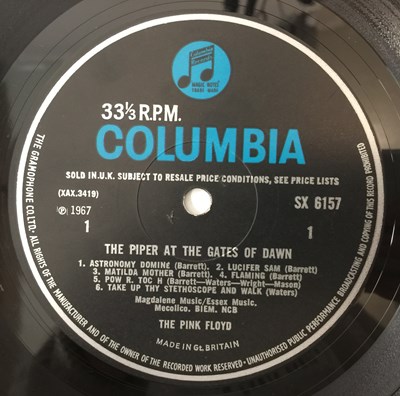 Lot 48 - THE PINK FLOYD - THE PIPER AT THE GATES OF DAWN LP (UK MONO ORIGINAL - NO 'FILE UNDER POPULAR' - COLUMBIA - SX 6157)