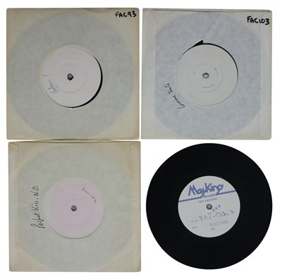 Lot 84 - NEW ORDER UK 7" TEST PRESSINGS x 4