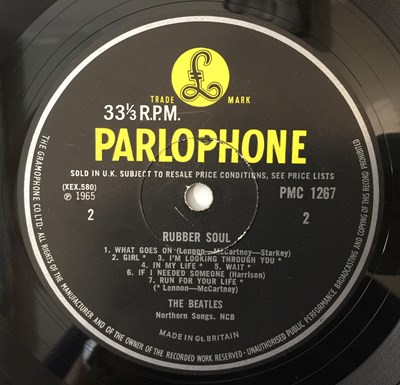 Lot 16 - THE BEATLES - RUBBER SOUL LP (ORIGINAL UK MONO 'LOUD CUT' COPY - PMC 1267)