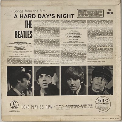 Lot 18 - THE BEATLES - A HARD DAY'S NIGHT LP (ORIGINAL UK STEREO COPY - PCS 3058)