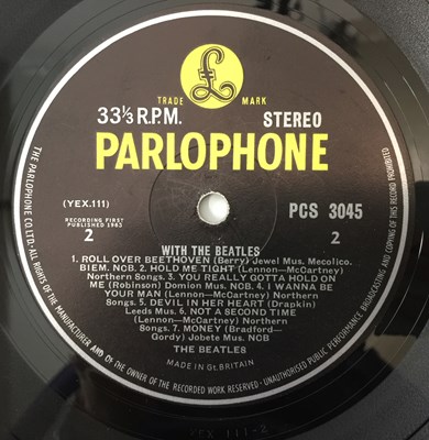 Lot 19 - THE BEATLES - WITH THE BEATLES LP (ORIGINAL UK STEREO COPY - PCS 3045)