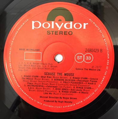 Lot 22 - RINGO STARR - SCOUSE THE MOUSE LP (ORIGINAL UK COPY SIGNED BY DONALD PLEASENCE - POLYDOR 2480 429)