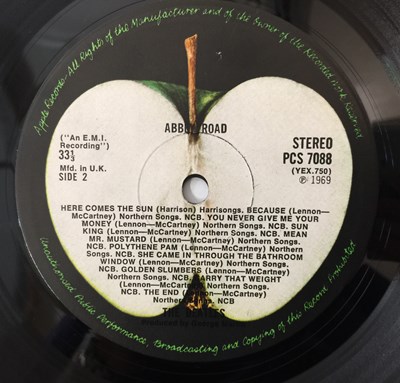 Lot 24 - THE BEATLES - ABBEY ROAD LP (ORIGINAL MISALIGNED SLEEVE COPY - PCS 7088)