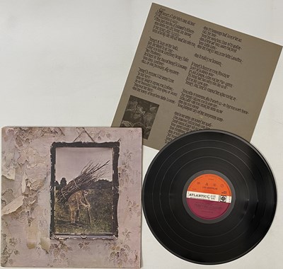 Lot 303 - LED ZEPPELIN - IV LP (EARLY UK COPY - PLUM/ RED ATLANTIC - 2401012)