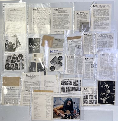 Lot 226 - THE BEATLES - FAN CLUB MEMORABILIA INC ORIGINAL MEMBERSHIP CARDS.