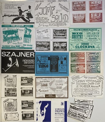 Lot 127 - 1980S LONDON VENUE / LISTINGS FLYERS - BAUHAUS / SOUTHERN DEATH CULT