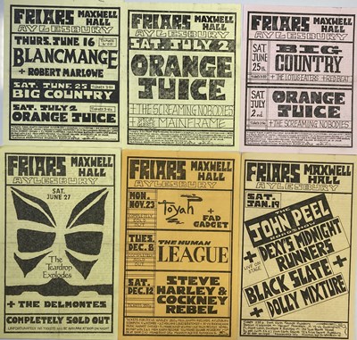 Lot 129 - AYLESBURY FRIARS FLYERS - POST PUNK / NEW WAVE