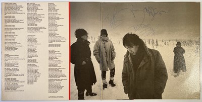 Lot 403 - U2 - A SIGNED COPY OF THE 'WAR' LP.