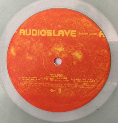 Lot 438 - AUDIOSLAVE - REVELATIONS LP (US CLEAR VINYL PRESS - 82796 97728 1)