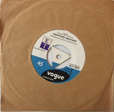 Lot 248 - CRAWFORD BROTHERS - MIDNIGHT MOVER GROOVER 7" (ORIGINAL UK VOGUE RELEASE - 45/V 9077)