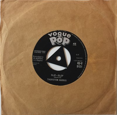 Lot 255 - THURSTON HARRIS - SLIP-SLOP 7" (ORIGINAL UK VOGUE POP RELEASE - 45-V 9151)