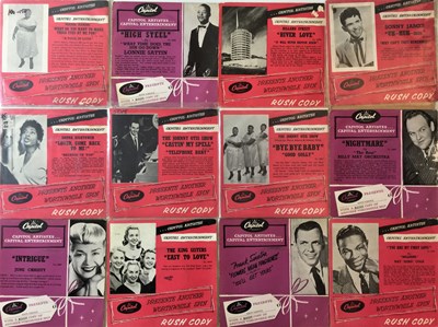 Lot 354 - CAPITOL 7" COLLECTION - DEMOS/'RUSH COPY' RELEASES