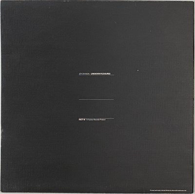 Lot 42 - JOY DIVISION - UNKNOWN PLEASURES LP (ORIGINAL UK 'TRANSLUCENT RED' COPY - FACT 10)