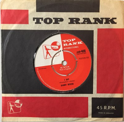 Lot 357 - DANNY RIVERS - I GOT C/W THE HAWK 7" (ORIGINAL UK TOP RANK RELEASE - JAR-408)
