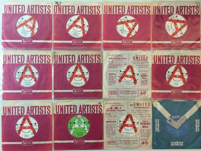 Lot 360 - UNITED ARTISTS - 7" COLLECTION (60s/70s WITH DEMOS)