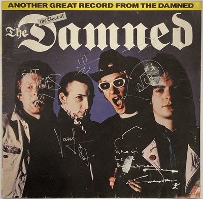 Lot 170 - THE DAMNED - SIGNED LP.