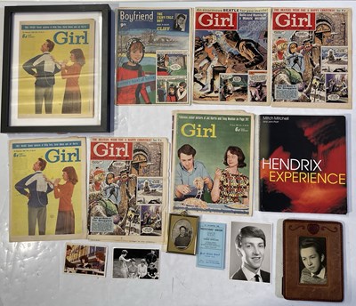 Lot 574 - THE JIMI HENDRIX EXPERIENCE INTEREST - ITEMS FROM THE COLLECTION OF MITCH MITCHELL - CHILDHOOD PHOTOS/MUSICIANS' UNION CARD.