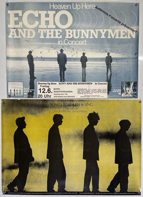 Lot 211 - ECHO AND THE BUNNYMEN - POSTER COLLECTION.