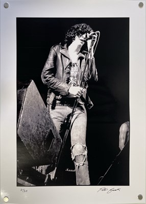 Lot 121 - PETER COOK - SIGNED LIMITED EDITION PHOTOGRAPH - THE RAMONES.