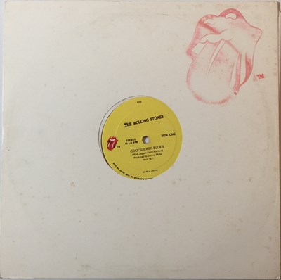 Lot 381 - The Rolling Stones - Cocksucker Blues/ Brown Sugar 12" (Clear Vinyl)