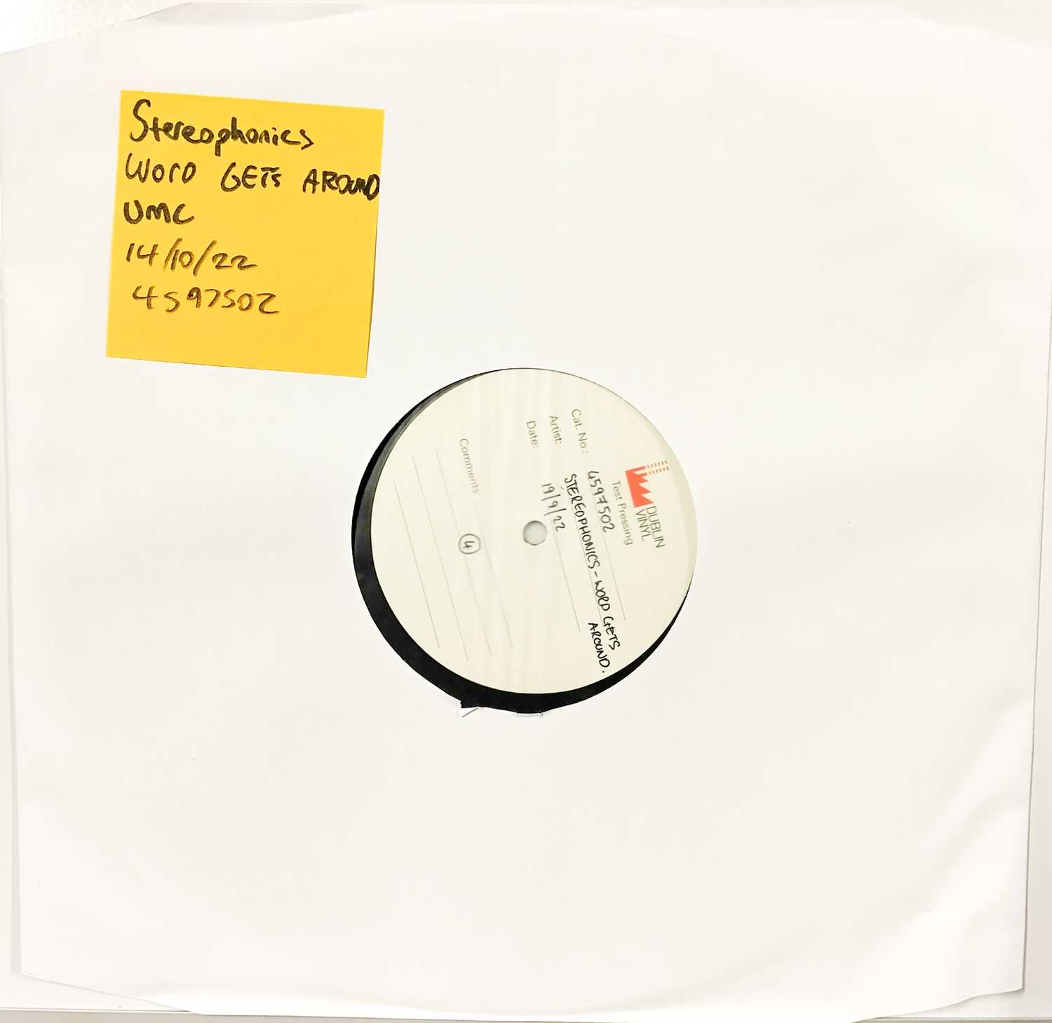 Lot 6 - STEREOPHONICS - WORD GETS AROUND LP (2022 - UMC - 4597502)