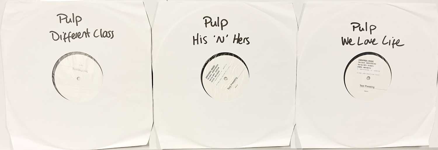 Lot 10 - PULP - CONTEMPORARY WHITE LABEL PRESSING LPs