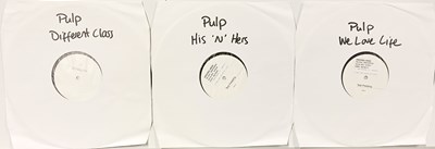 Lot 10 - PULP - CONTEMPORARY WHITE LABEL PRESSING LPs