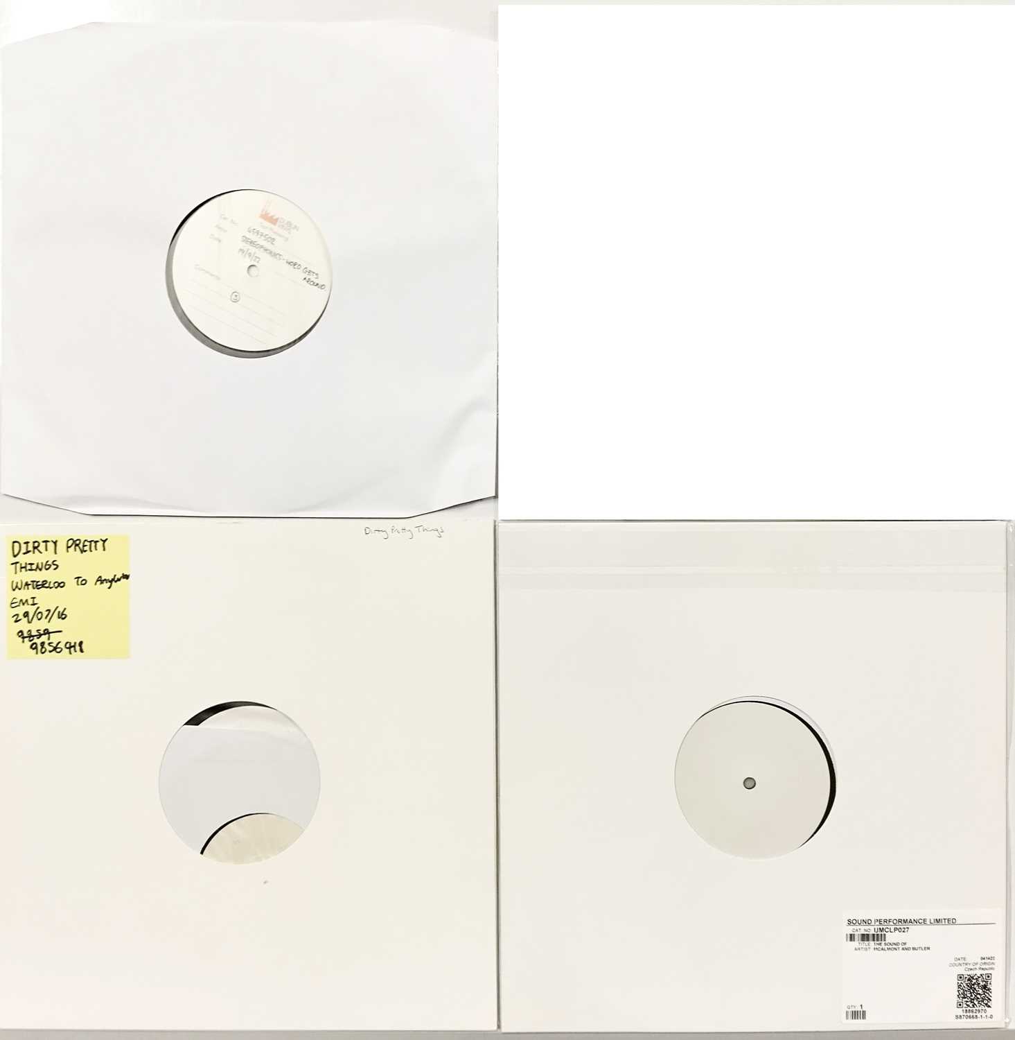 Lot 19 - INDIE - CONTEMPORARY WHITE LABEL TEST PRESSING LPs.