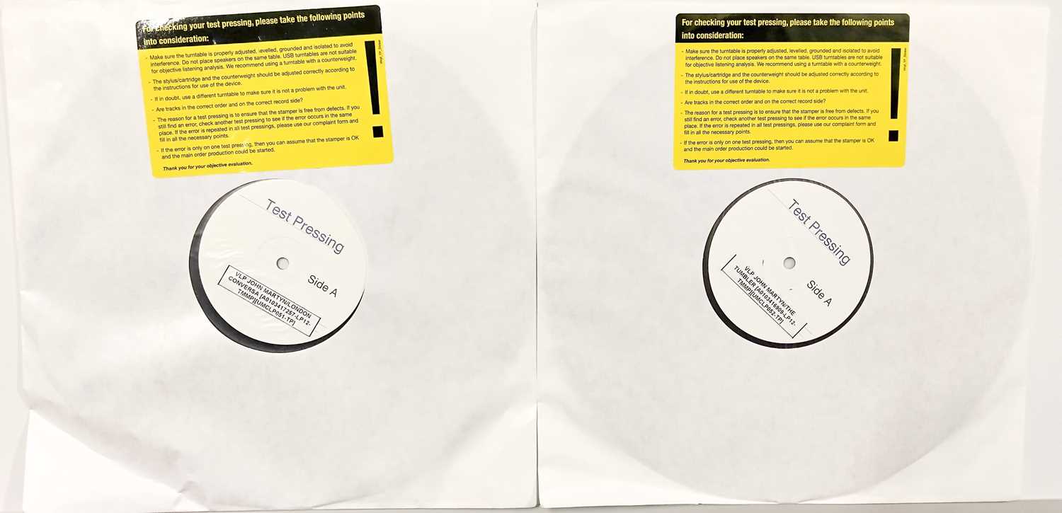 Lot 20 - JOHN MARTYN - CONTEMPORARY WHITE LABEL TEST PRESSING LPs