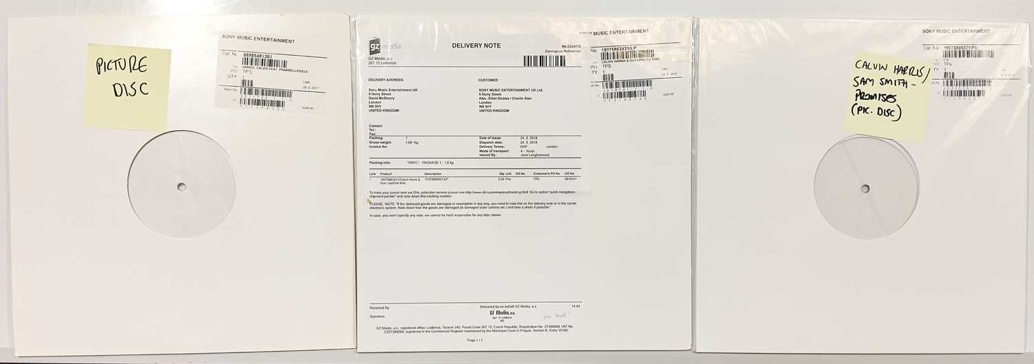 Lot 21 - CALVIN HARRIS - 2018 WHITE LABEL TEST PRESSING LPs