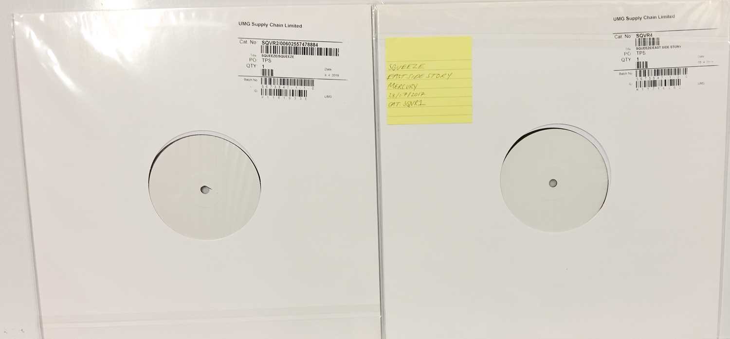 Lot 29 - SQUEEZE - 2019 WHITE LABEL TEST PRESSING LPs