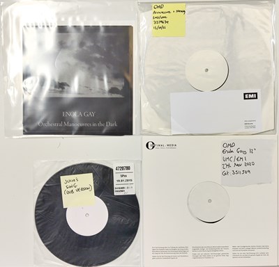Lot 34 - ORCHESTRAL MANOEUVRES IN THE DARK - CONTEMPORARY WHITE LABEL TEST PRESSING LPs